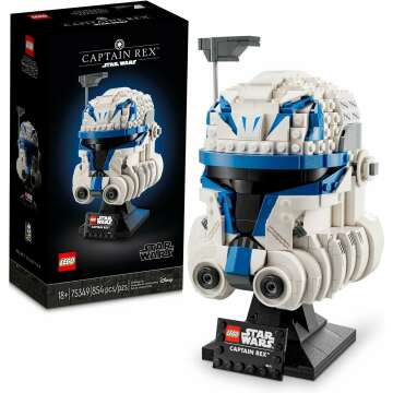 LEGO Star Wars Captain Rex Helmet Set 75349 - 2023 Adult Collectible