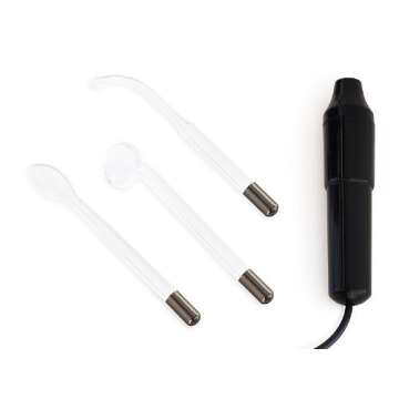 OMWAH 3 in 1 Aromatherapy Facial Steamer with 5X LED Magnifying Lamp Glass High-Frequency Esthetician Spa Equipment