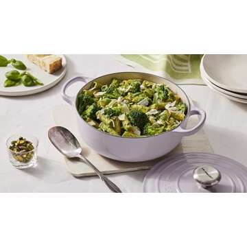 Le Creuset Enameled Cast Iron Signature Round Sauteuse, 3.5qt., Sea Salt