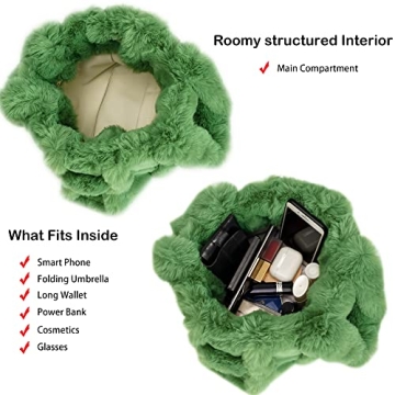 Stylish Faux Fur Tote Bag for Women - Eco-Friendly Design