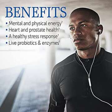 Garden of Life Vitamin Code Whole Food Multivitamin for Men, Fruit & Veggie Blend and Probiotics for...