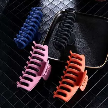 SHALAC Large Hair Claw Clips - Perfect Hold for Thick Hair