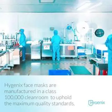 Hygenix 3ply Face Masks - PFE 99% Protection Pack of 50
