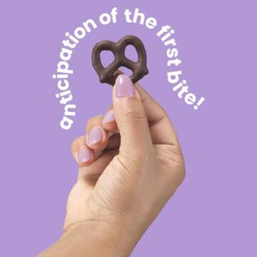 UNREAL Dark Chocolate Covered Pretzels, 7g Sugar, Chocolate Candy Treat Bag, Gluten Free, Fair Trade, Non-GMO, Value Size, 3.5oz (Pack of 3)