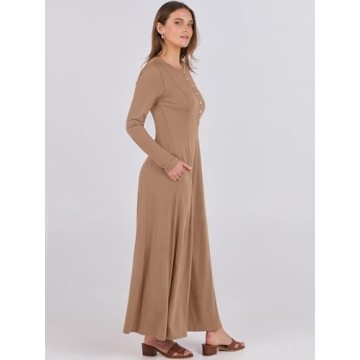 Elegant Anrabess Women's Maxi Dress with Pockets