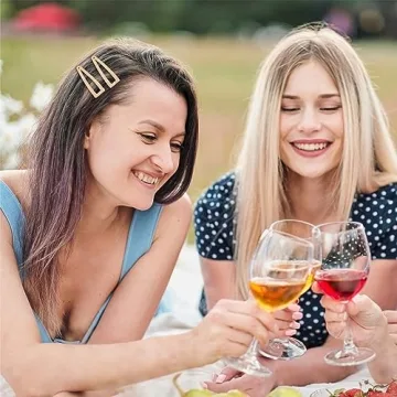 10 Pcs Double Grip Hair Clips, Sightor Metal Snap Hair Clips Hair Barrettes for Women Hair Making Salon Supplies Hair Accessories (Black, Brown, Beige, Khaki, Gold)