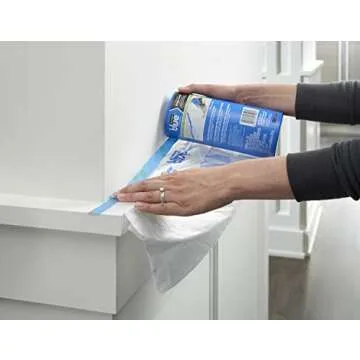 ScotchBlue Pre-Taped Painters Plastic for Mess-Free Painting