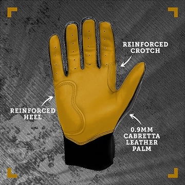 BRUCE BOLT Batting Gloves - Premium Quality & Fit