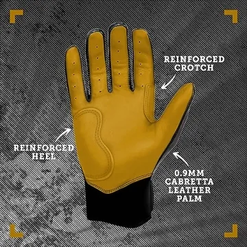BRUCE BOLT Batting Gloves - Premium Quality & Fit