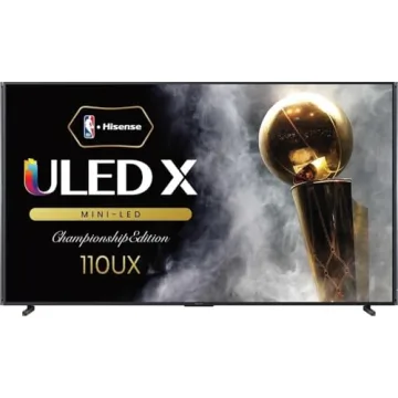 Hisense 110-Inch Class Mini-LED Premium ULED X Series 4K Google Smart TV with Alexa Compatibility, Q...