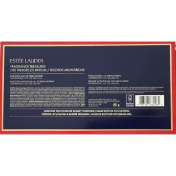Estee Lauder Fragrance Treasures 4-Piece Mini Travel Gift Set Holiday 2022