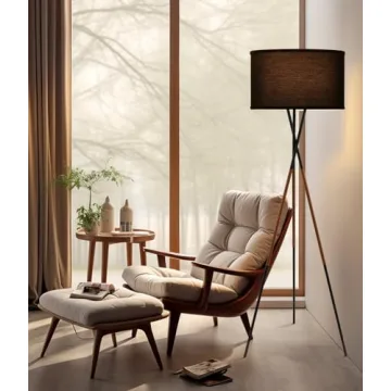 Kira Home Sadie Tripod LED Floor Lamp with Bulb