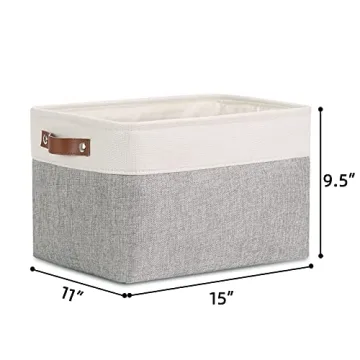 DULLEMELO Fabric Storage Basket for Better Organization