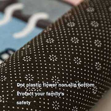 LIKETN Bohemia Vintage Area Rug Boho Floral Luxury Decor Carpet for Farmhouse Bedroom Living Room Courtyard Kitchen Runner Mat Non Slip Bathroom Rugs Indoor Outdoor Doormat 3.2' X 6.5'/Pink