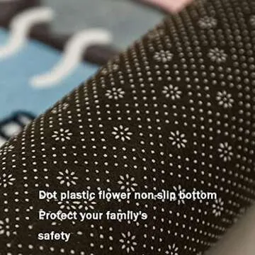 LIKETN Bohemia Vintage Area Rug Boho Floral Luxury Decor Carpet for Farmhouse Bedroom Living Room Courtyard Kitchen Runner Mat Non Slip Bathroom Rugs Indoor Outdoor Doormat 3.2' X 6.5'/Pink