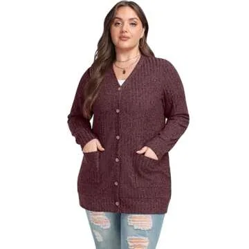 OLRIK Plus Size Spring Cardigan - Soft, Stylish, and Versatile