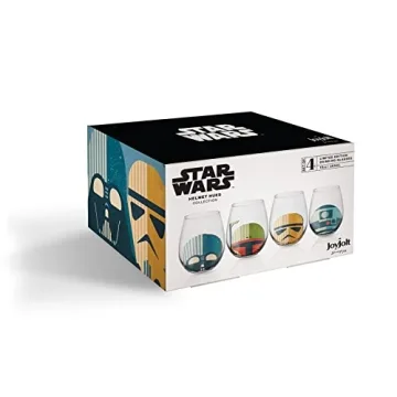 JoyJolt Star Wars Tumblers Set - Iconic Character Glasses