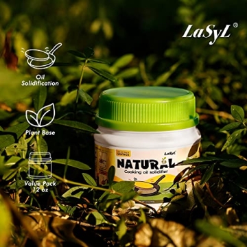 LaSyL 12 Oz Cooking Oil Solidifier Powder - Eco-Friendly