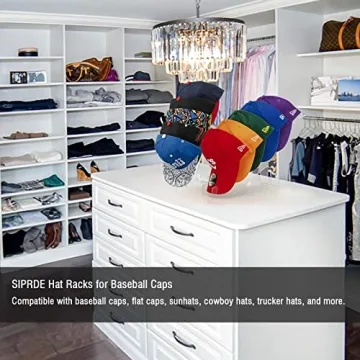 SIPRDE Acrylic Hat Racks - Stylish Storage for Hats