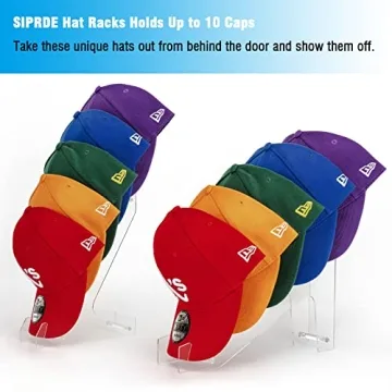 SIPRDE Acrylic Hat Racks - Stylish Storage for Hats