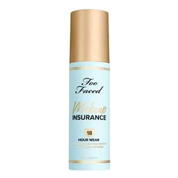 Too Faced Makeup Insurance 18 Hour Wear Longwear Setting Spray + Environmental Defense - 4 fl oz / 118 mL, 0.2 pounds, 1Pack