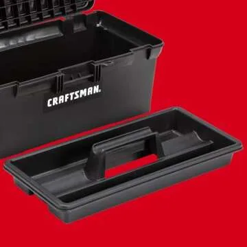 Robust CRAFTSMAN Tool Box with Comfort Grip Handle