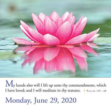 365 Bible Verses-A-Year Calendar 2020 for Daily Inspiration