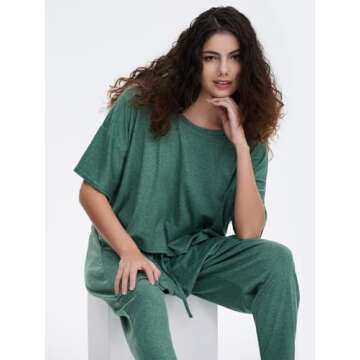 EXLURA Women's Stylish Summer Lounge Set - Cozy & Versatile