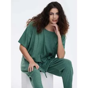 EXLURA Women's Stylish Summer Lounge Set - Cozy & Versatile