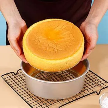 4 Inch Round Cake Pans Set for Baking Delicious Layer Cakes