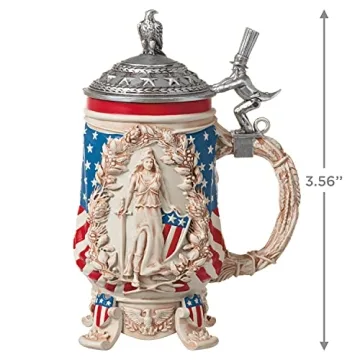 Hallmark Beer Stein Ornament - Fun Patriotic Gift 2021