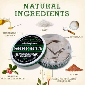 Smokey Mountain Herbal Pouches — Tobacco Free Wintergreen
