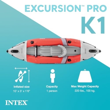 Intex Excursion Pro K1 Kayak Set – Ultimate Water Adventure