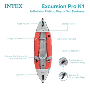 Intex Excursion Pro K1 Kayak Set – Ultimate Water Adventure