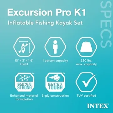 Intex Excursion Pro K1 Kayak Set – Ultimate Water Adventure