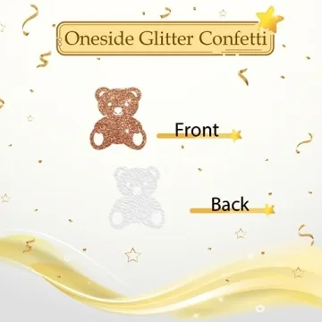 100pcs Bear Confetti for Baby Shower & Birthday Decor