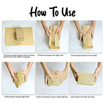 Eco-Friendly Birthday Wrapping Paper Set for Any Occasion