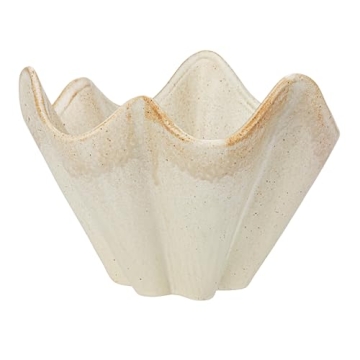 Bloomingville Stoneware Ruffled Bowl for Stylish Dining
