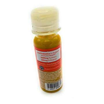 Suja Organic Immunity Defense Shot with Turmeric and Ginger, Immunity Boost & Support, Functional Shots, Cold-Pressed Juice with Live Probiotics, Plant-Based & Gluten-Free (2 Fl Oz)