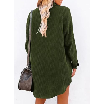 2024 Fashion Corduroy Tunic Dress by Dokotoo