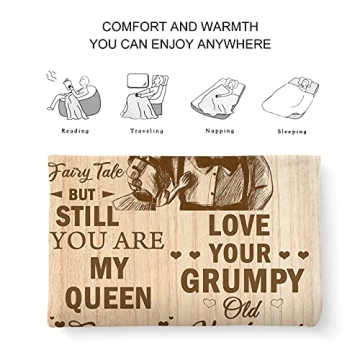 Cozy Romantic Blanket Gift for Your Wife