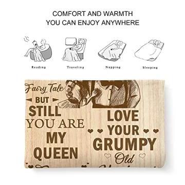 Cozy Romantic Blanket Gift for Your Wife