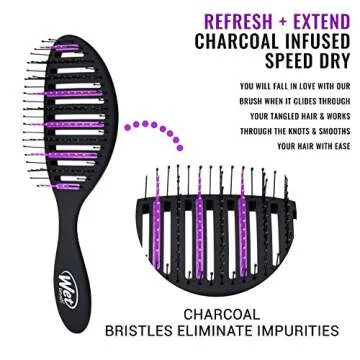 Wet Brush Speed Dry - Effortless Detangling for All Hair Types