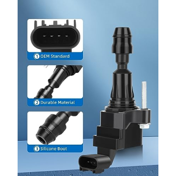 ECCPP UF491 Ignition Coils & Spark Plugs for Chevy GMC