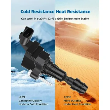 ECCPP UF491 Ignition Coils & Spark Plugs for Chevy GMC