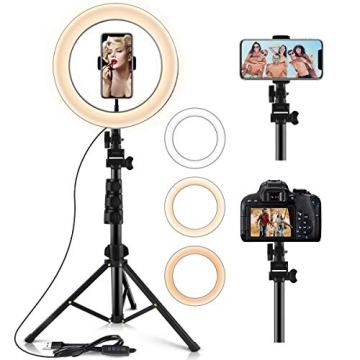 Professional-Grade 10.2' Ring Light for Videos