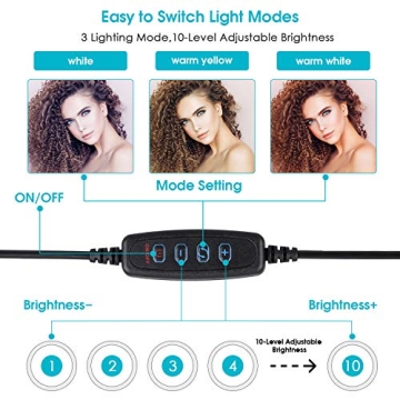 Professional-Grade 10.2' Ring Light for Videos