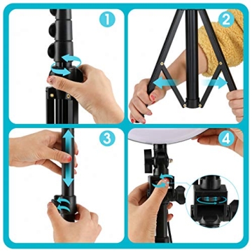 Professional-Grade 10.2' Ring Light for Videos