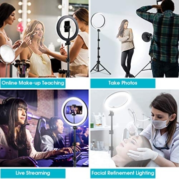 Professional-Grade 10.2' Ring Light for Videos