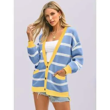 ANRABESS Women's Oversized Cardigan for Fall Fashion 2025